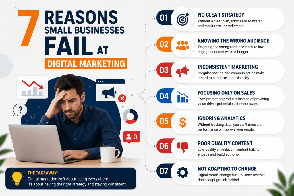 Why Small Businesses Fail at Digital Marketing in 2026 (And How to Fix It)