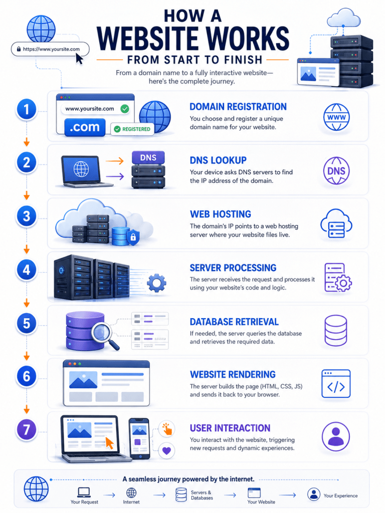 how a website works 