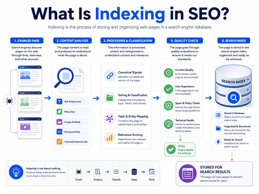 what is indexing in seo