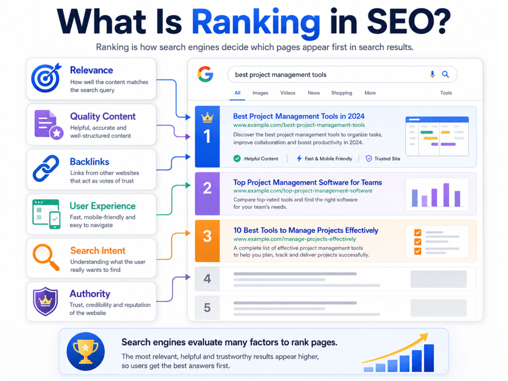 what is ranking in seo