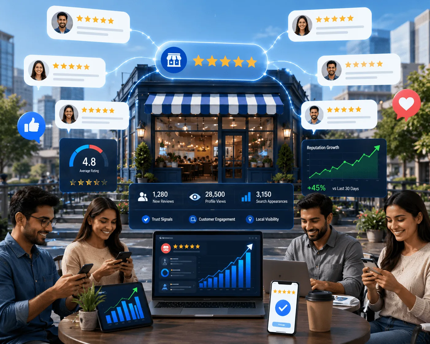 Local SEO Delhi: How Delhi Businesses Can Rank #1 on Google in 2026 supporting illustration